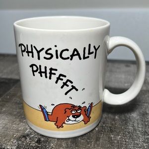 Vintage 1987 Hallmark Ceramic Mug "Physically Perfect"